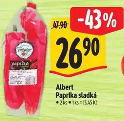Albert Paprika sladká nabídka