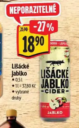Albert Lišácké jablko nabídka