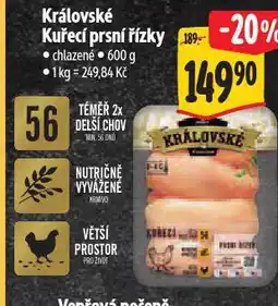 Albert Královské kuřecí prsní řízky nabídka