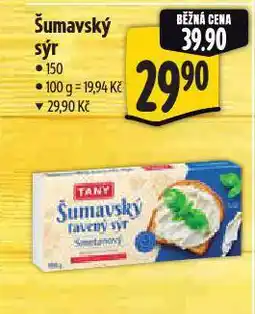 Albert Šumavský sýr nabídka