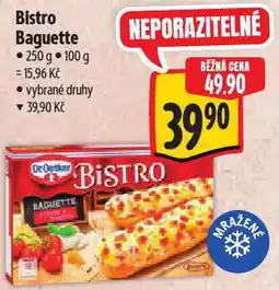 Albert Bistro baguette nabídka