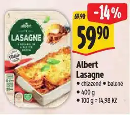Albert Lasagne nabídka