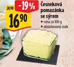 Albert Česneková pomazánka se sýrem nabídka