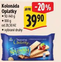 Albert Kolonáda oplatky nabídka