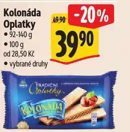 Albert Kolonáda oplatky nabídka