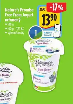 Albert Nature´s promise free form jogurt ochucený nabídka