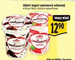 Albert Jogurt smetanový ochucený nabídka
