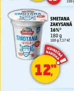 Penny Market SMETANA ZAKYSANÁ 16%, 180 g nabídka