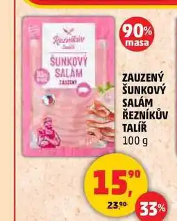 Penny Market ZAUZENÝ ŠUNKOVÝ SALÁM ŘEZNÍKŮV TALÍŘ, 100 g nabídka