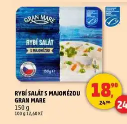 Penny Market RYBÍ SALÁT S MAJONÉZOU GRAN MARE, 150 g nabídka