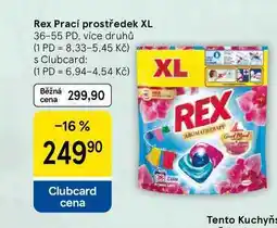 Tesco Rex Prací prostředek XL, 36-55 PD, více druhů nabídka