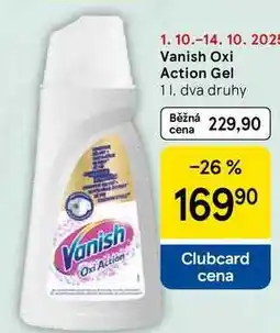 Tesco Vanish Oxi Action Gel, 1 l nabídka