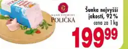 Qanto Šunka nejvyšší jakosti, 92% nabídka