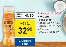 Tesco Rio Cold Press shot, 180 ml, více druhů nabídka