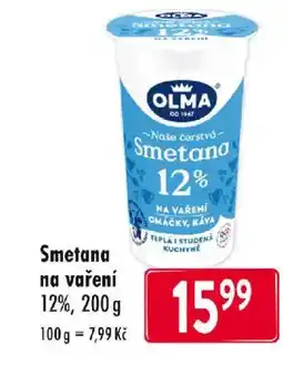 Qanto OLMA Smetana na vaření nabídka