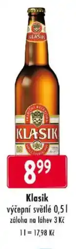 Qanto Klasik výčepní světlé nabídka