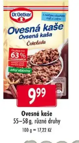 Qanto Dr.Oetker Ovesná kaše nabídka