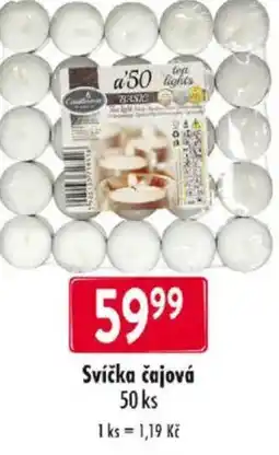 Qanto Svíčka čajová nabídka