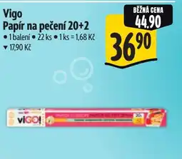 Albert Vigo Papír na pečení 20+2 nabídka