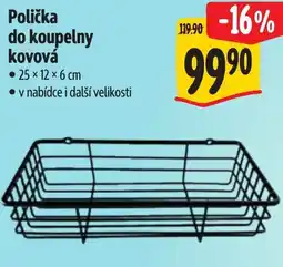 Albert Polička do koupelny kovová nabídka