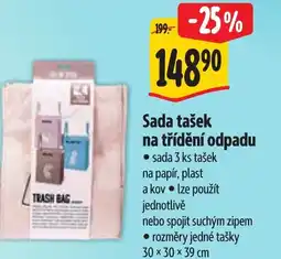 Albert Sada tašek na třídění odpadu nabídka