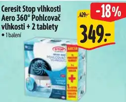 Albert Ceresit Stop vlhkosti Aero 360° Pohlcovač vlhkosti + 2 tablety nabídka