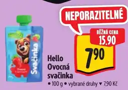 Albert Hello Ovocná svačinka nabídka