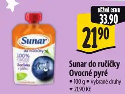 Albert Sunar do ručičky Ovocné pyré nabídka