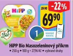 Albert HiPP Bio Masozeleninový příkrm nabídka