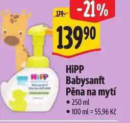 Albert HiPP Babysanft Pěna na mytí nabídka