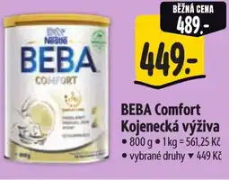Albert BEBA Comfort Kojenecká výživa nabídka