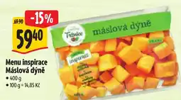 Albert Menu inspirace Máslová dýně nabídka