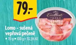 Albert Lomo - sušená vepřová pečeně nabídka