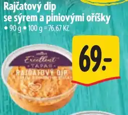 Albert Rajčatový dip se sýrem a piniovými oříšky nabídka