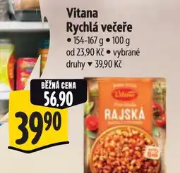 Albert Vitana Rychlá večeře nabídka