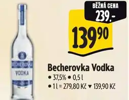 Albert Becherovka Vodka nabídka