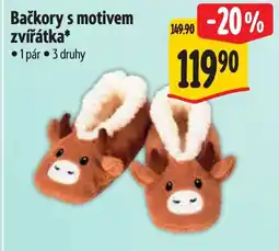 Albert Bačkory s motivem zvířátka nabídka
