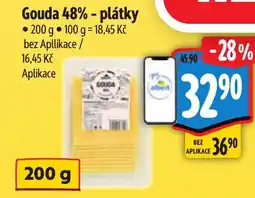 Albert Gouda 48% - plátky nabídka