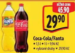 Albert Coca-Cola/Fanta nabídka