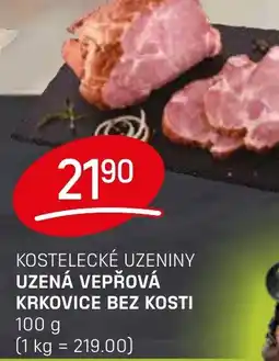 Flop Kostelecké uzeniny uzená vepřová krkovice bez kosti nabídka
