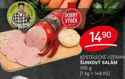 Flop Kostelecké uzeniny šunkový salám nabídka