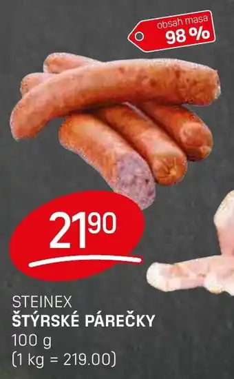 Flop Steinex štýrské párečky nabídka