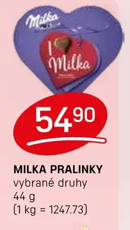 Flop Milka pralinky nabídka