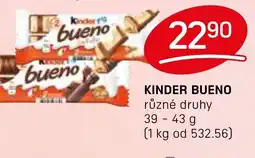 Flop Kinder bueno nabídka