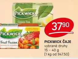 Flop Pickwick čaje nabídka