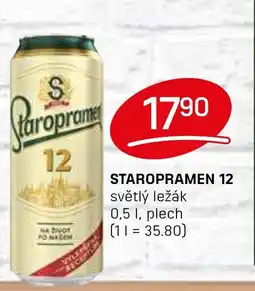 Flop Staropramen 12 nabídka