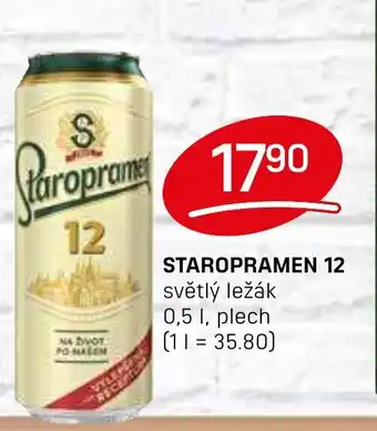 Flop Staropramen 12 nabídka