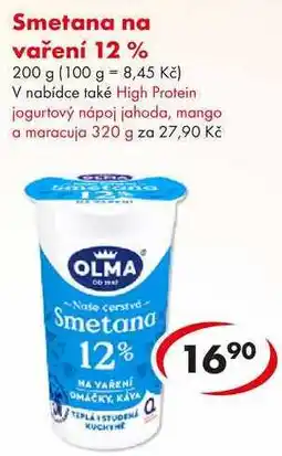 CBA Smetana na vaření 12%, 200 g nabídka