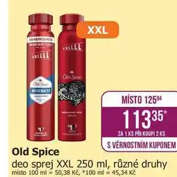 Teta Old Spice Deodorant ve spreji 250ml, vybrané druhy nabídka