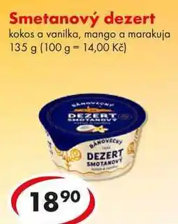 CBA Smetanový dezert, 135 g nabídka